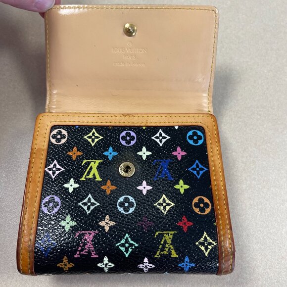 Louis Vuitton LV Vintage Porte-Monnaie Billets Wallet Multicolor Canvas-Preowned - Picture 3 of 15